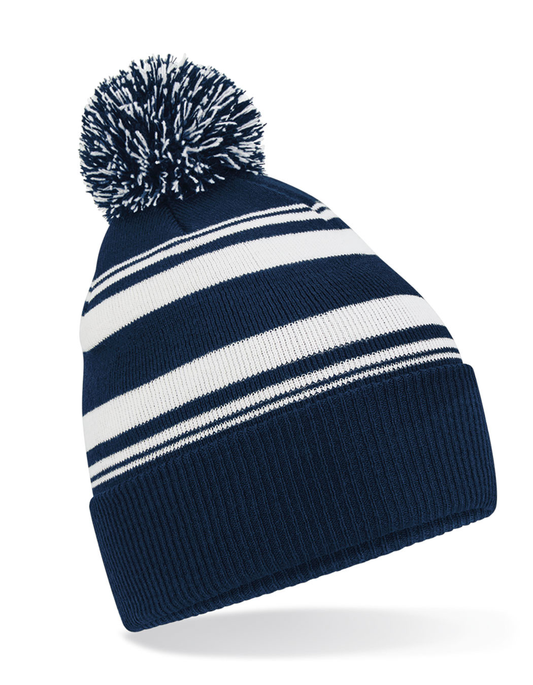 Beechfield Striped Fan Beanie Beechfield Striped Fan Beanie