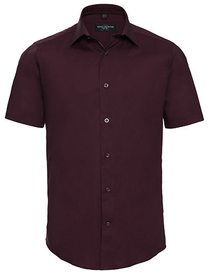 Russell Collection Men´s Short Sleeve Easy Care Fitted Shirt Russell Collection Men´s Short Sleeve Easy Care Fitted Shirt