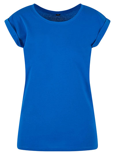 Build Your Brand Ladies´ Extended Shoulder Tee