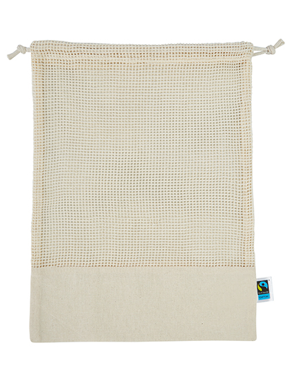 Printwear Fairtrade Cotton Mesh Bag Printwear Fairtrade Cotton Mesh Bag