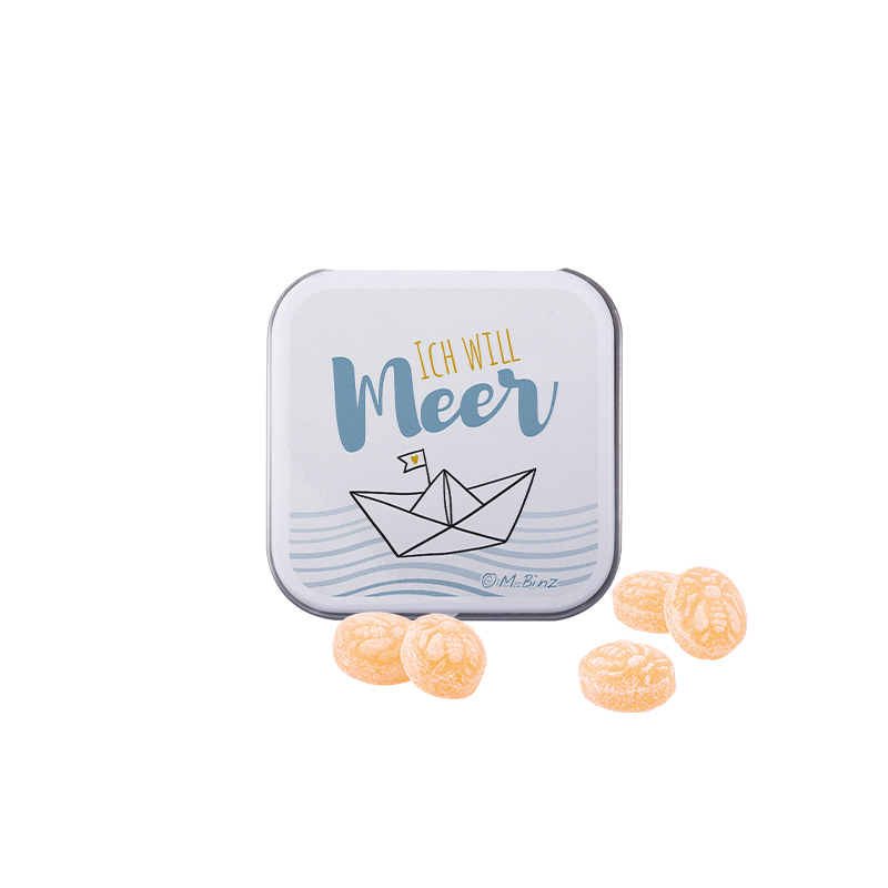 Dose Quadratisch Honigbienen Bonbons Dose Quadratisch Honigbienen Bonbons