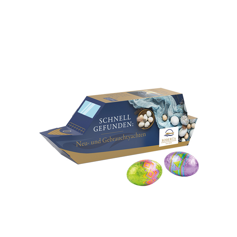 3D-Präsent Schiff Klett Ostereier 3D-Präsent Schiff Klett Ostereier