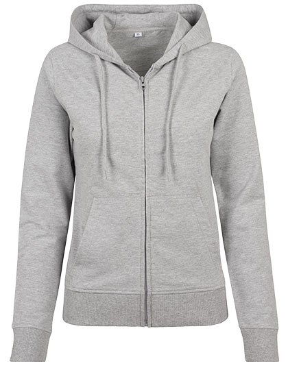 Build Your Brand Ladies´ Terry Zip Hoody