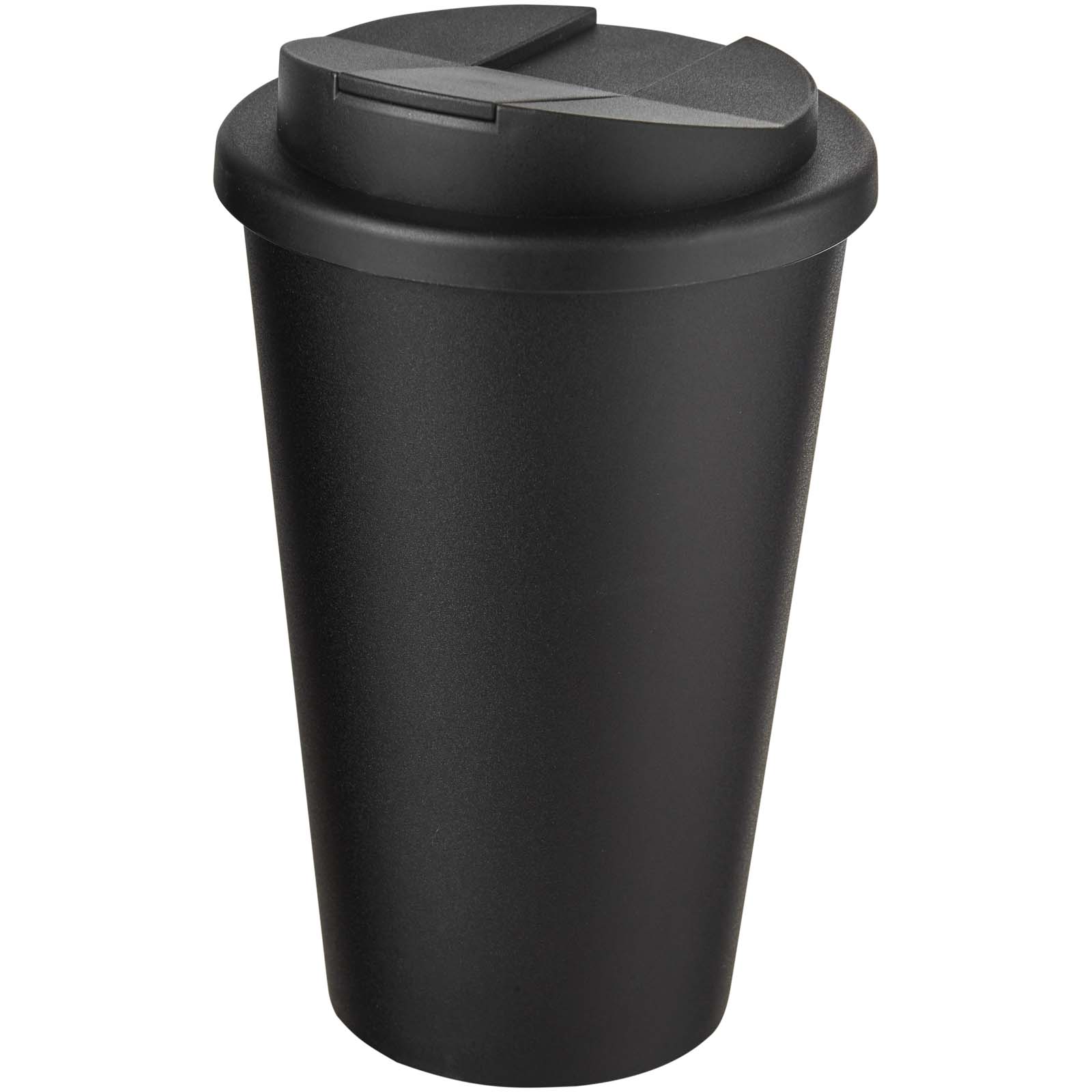 Americano® Eco 350 ml recycelter Becher mit auslaufsicherem Deckel Americano® Eco 350 ml recycelter Becher mit auslaufsicherem Deckel