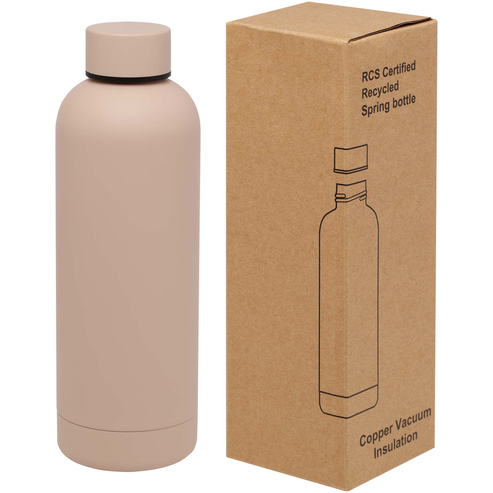 Spring 500 ml RCS-zertifizierte Kupfer-Vakuum Isolierflasche aus recyceltem Edelstahl Spring 500 ml RCS-zertifizierte Kupfer-Vakuum Isolierflasche aus recyceltem Edelstahl