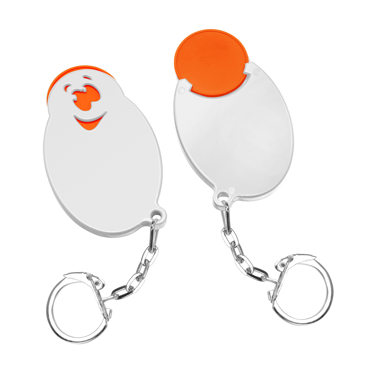 Chiphalter mit 1€-Chip Gesicht Chiphalter mit 1€-Chip Gesicht