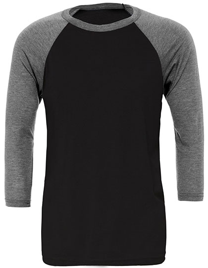 Canvas Unisex 3'4 Sleeve Baseball T-Shirt
