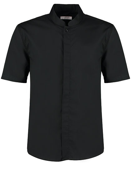 Bargear Men´s Tailored Fit Mandarin Collar Shirt Short Sleeve