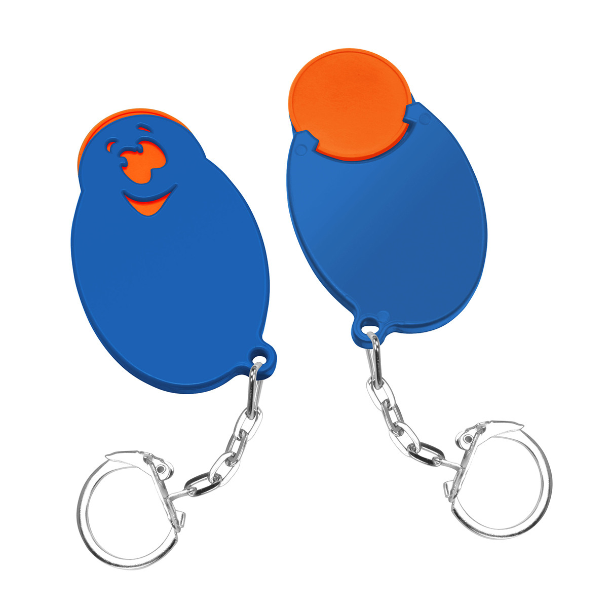 Chiphalter mit 1€-Chip Gesicht Chiphalter mit 1€-Chip Gesicht