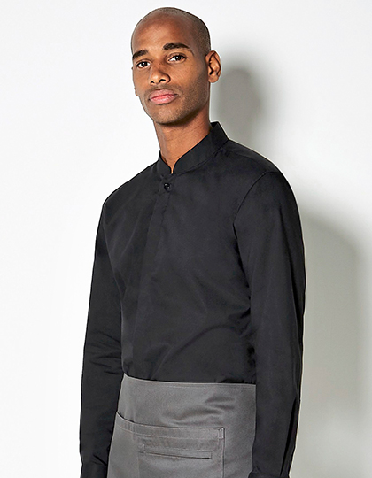 Bargear Men´s Tailored Fit Mandarin Collar Shirt Long Sleeve