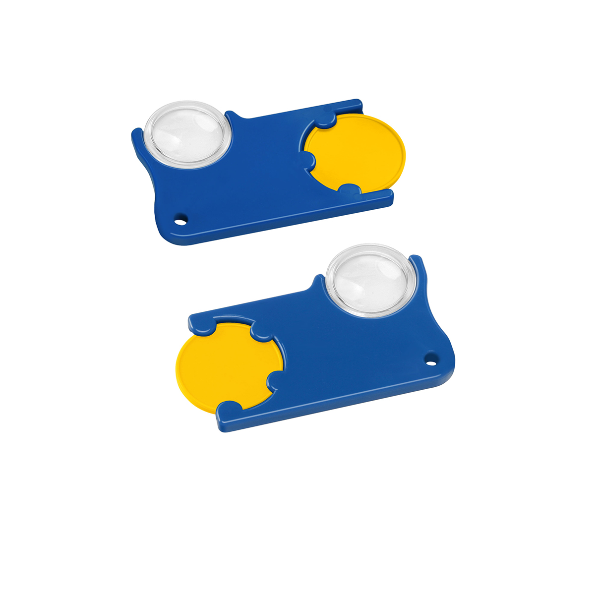 Chiphalter mit 1€-Chip und Lupe Chiphalter mit 1€-Chip und Lupe