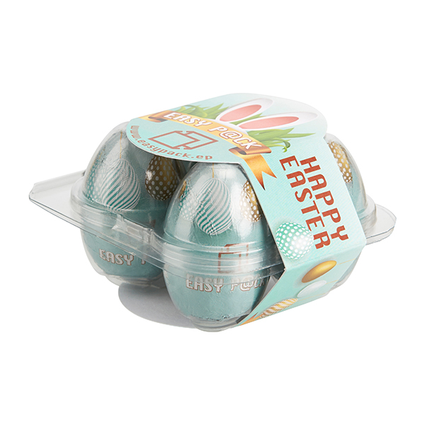 4er Eier-Box m. Banderole 4er Eier-Box m. Banderole