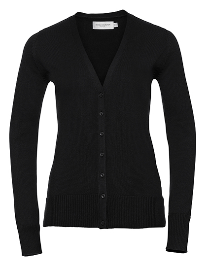 Russell Collection Ladies´ V-Neck Knitted Cardigan