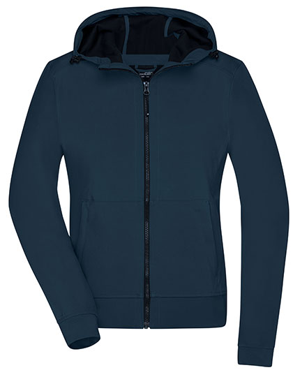 James&Nicholson Ladies´ Hooded Softshell Jacket James&Nicholson Ladies´ Hooded Softshell Jacket