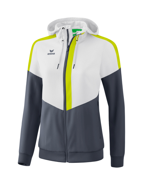 Erima Squad Tracktop Jacke mit Kapuze Damen