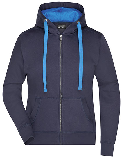 James&Nicholson Ladies´ Hooded Jacket James&Nicholson Ladies´ Hooded Jacket