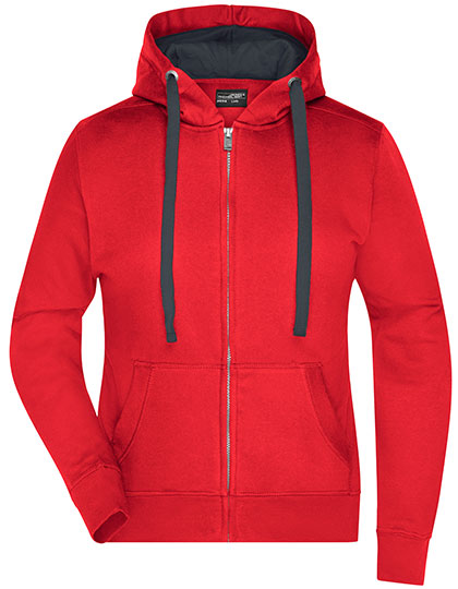 James&Nicholson Ladies´ Hooded Jacket James&Nicholson Ladies´ Hooded Jacket