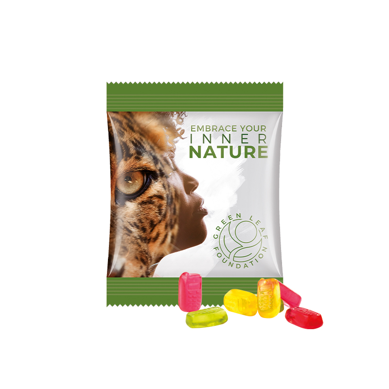 Minitüte 15 g Folie weiß Trolli Fruchtgummi Handy