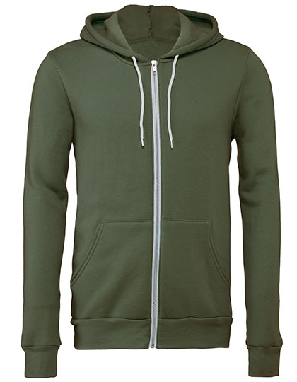 Canvas Unisex Poly-Cotton Fleece Full-Zip Hoodie Canvas Unisex Poly-Cotton Fleece Full-Zip Hoodie