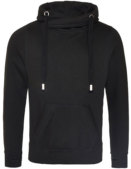 Just Hoods Cross Neck Hoodie Just Hoods Cross Neck Hoodie