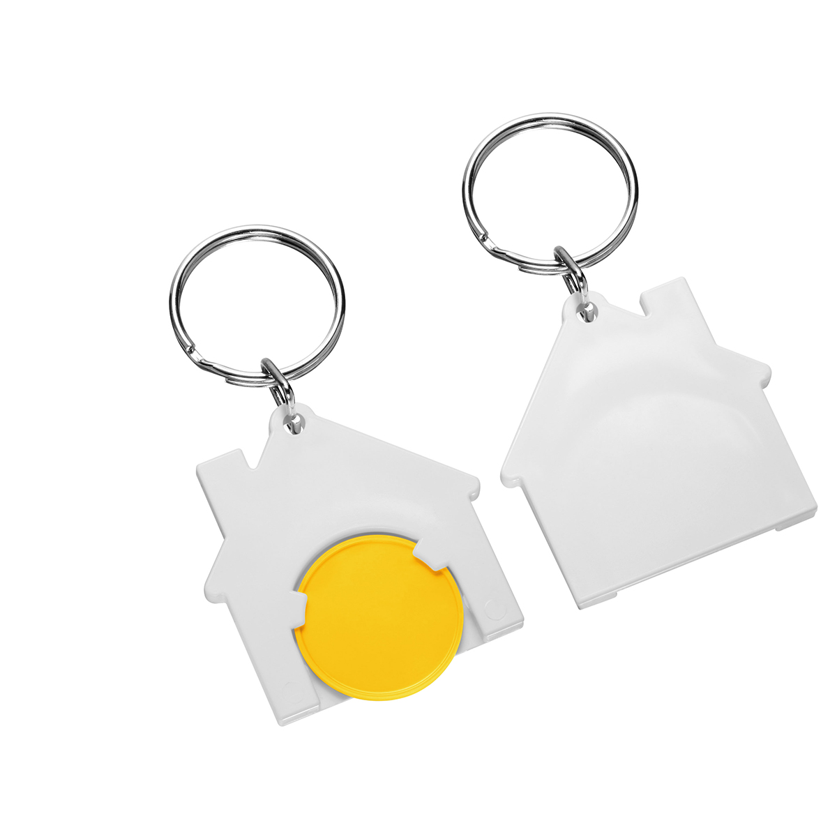 Chiphalter mit 1€-Chip Haus Chiphalter mit 1€-Chip Haus