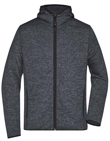 James&Nicholson Men´s Knitted Fleece Hoody