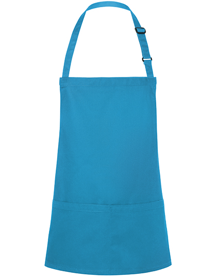 Karlowsky Kurze Latzschürze Basic mit Schnalle und Tasche
