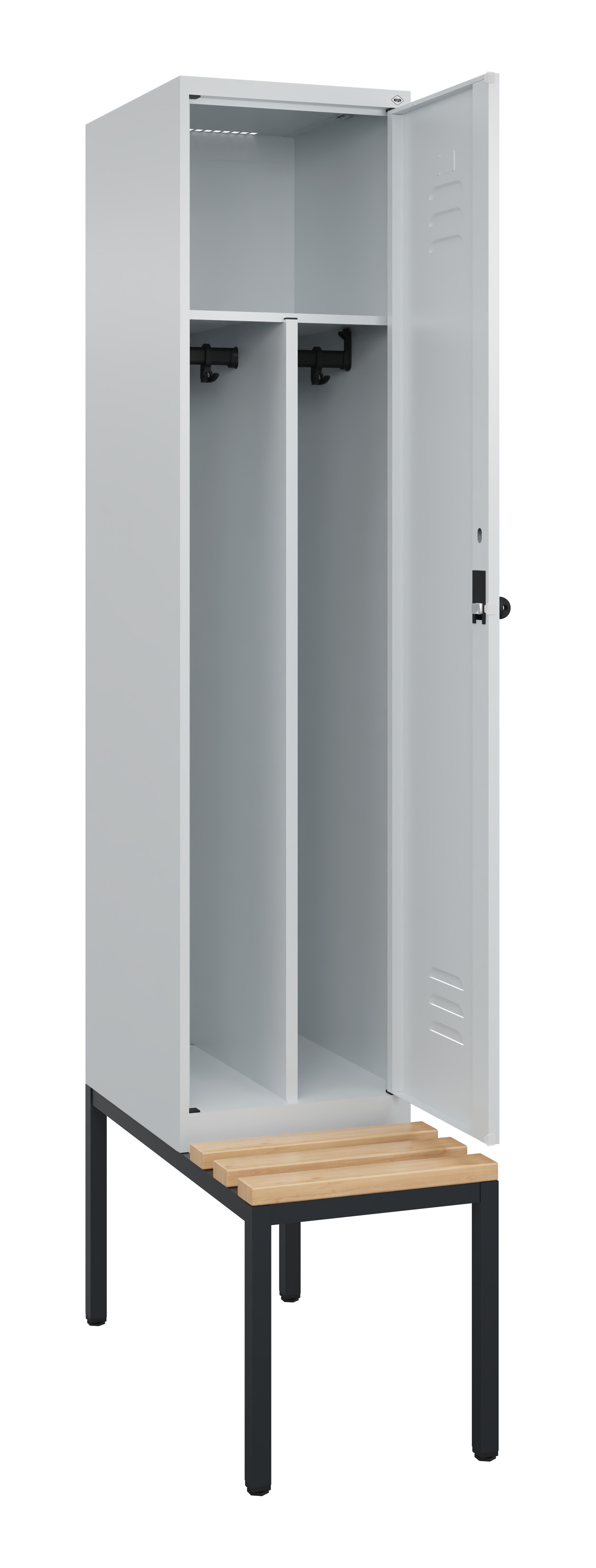 Spind Classic Plus, Bank, 1 Abteil, 2120x400x815mm
