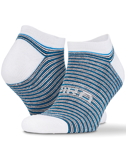 SPIRO 3-Pack Mixed Stripe Coolmax Sneaker Socks SPIRO 3-Pack Mixed Stripe Coolmax Sneaker Socks