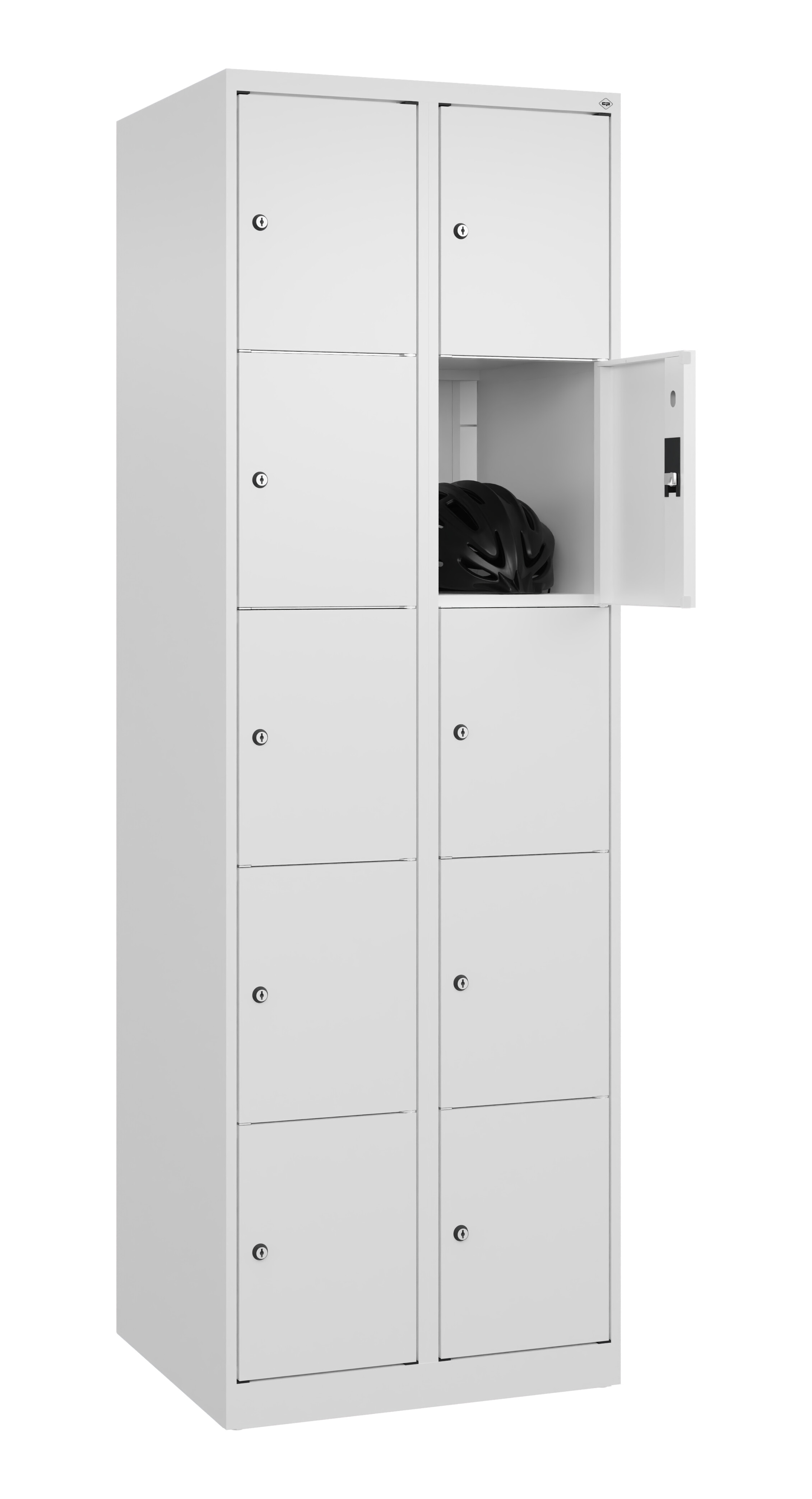 Schließfachschrank Classic Plus, 10 Fächer, 1850x600x500mm