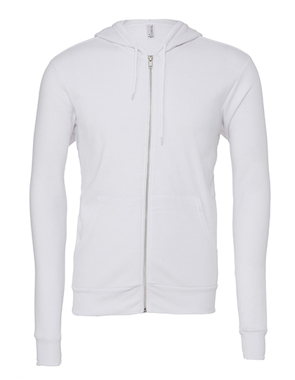 Canvas Unisex Poly-Cotton Fleece Full-Zip Hoodie