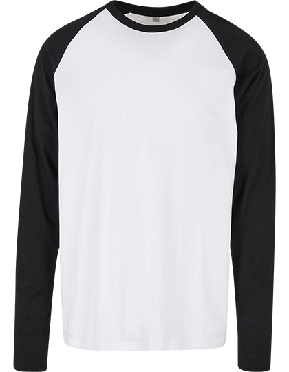 Build Your Brand Basic Men´s Contrast Raglan Longsleeve T-Shirt