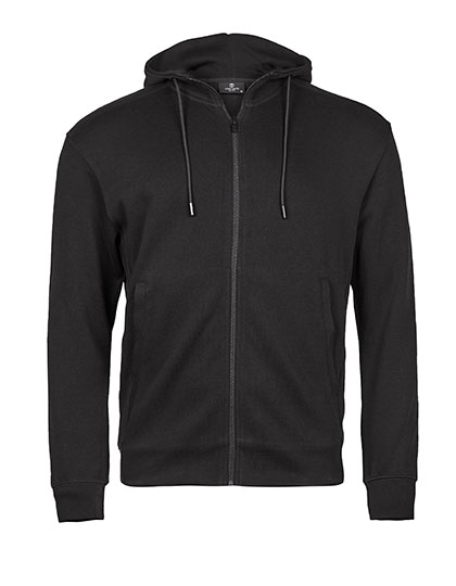 Tee Jays Ribbed Interlock Hooded Full Zip Tee Jays Ribbed Interlock Hooded Full Zip
