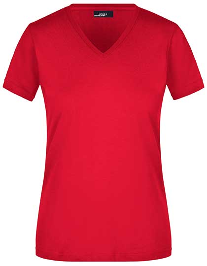 James&Nicholson Ladies´ Slim Fit V-T