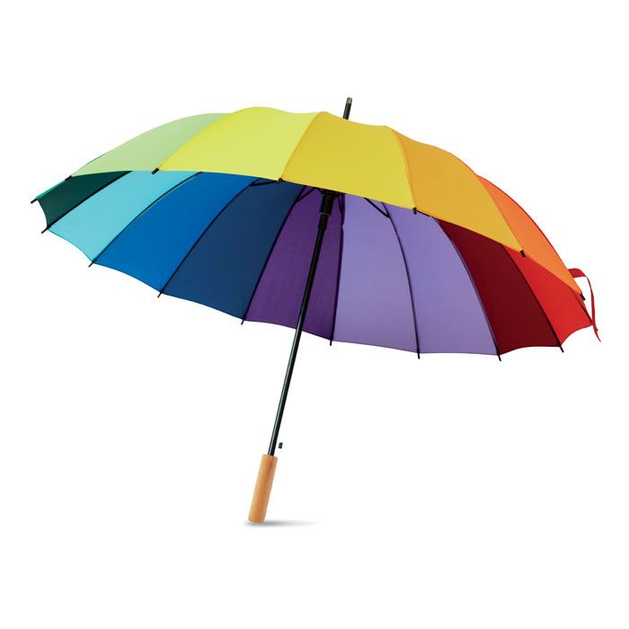 Regenschirm regenbogenfarbig Bowbrella