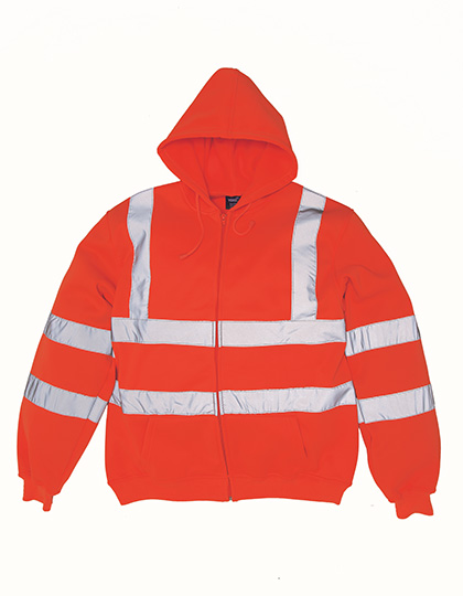 YOKO Hi-Vis Zip Hoodie YOKO Hi-Vis Zip Hoodie