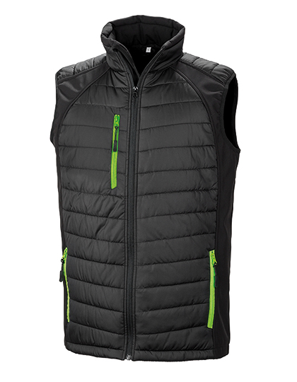 Result Genuine Recycled Recycled Compass Padded Softshell Gilet Result Genuine Recycled Recycled Compass Padded Softshell Gilet