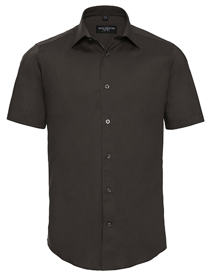 Russell Collection Men´s Short Sleeve Easy Care Fitted Shirt Russell Collection Men´s Short Sleeve Easy Care Fitted Shirt