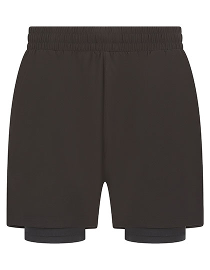 Tombo Men's Double Layer Sports Short