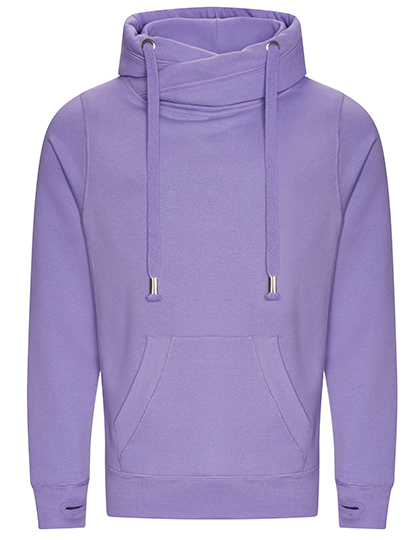 Just Hoods Cross Neck Hoodie