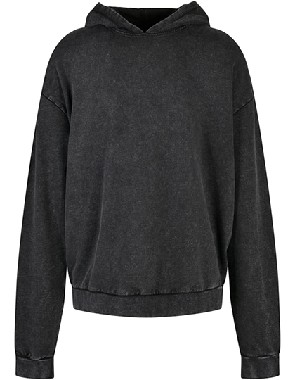 Build Your Brand Acid Washed Oversize Hoody Build Your Brand Acid Washed Oversize Hoody