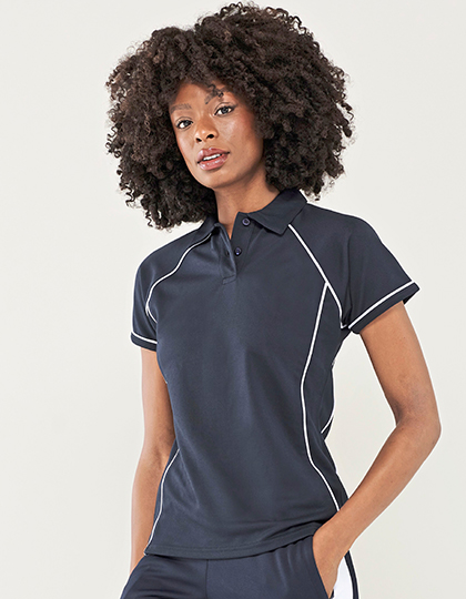 Finden+Hales Ladies´ Piped Performance Polo