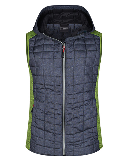 James&Nicholson Ladies´ Knitted Hybrid Vest James&Nicholson Ladies´ Knitted Hybrid Vest