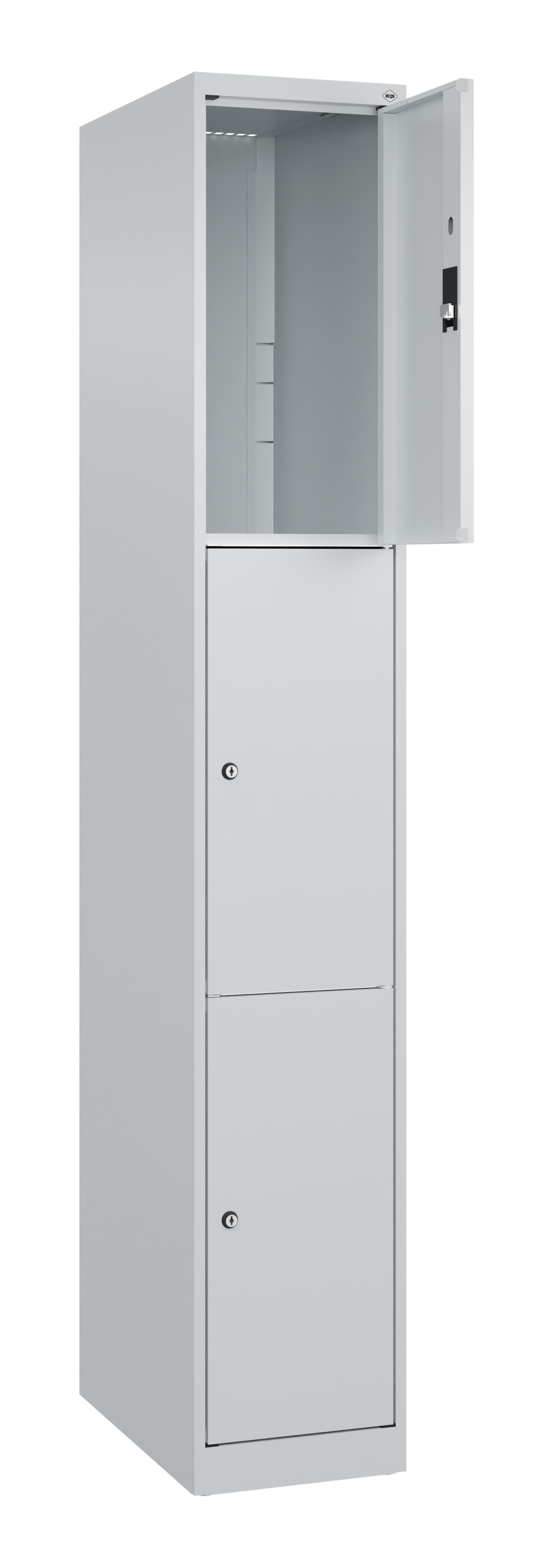 Schließfachschrank Classic Plus, 3 Fächer, 1850x300x500mm Schließfachschrank Classic Plus, 3 Fächer, 1850x300x500mm