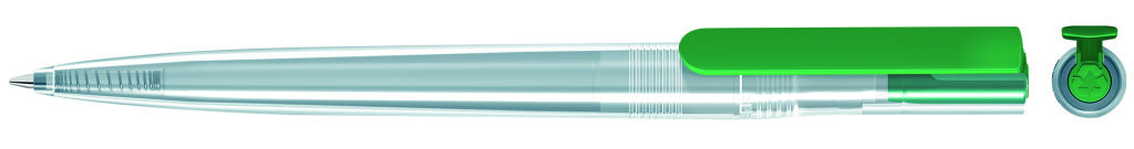 RECYCLED PET PEN switch transparent KG Drehkugelschreiber RECYCLED PET PEN switch transparent KG Drehkugelschreiber