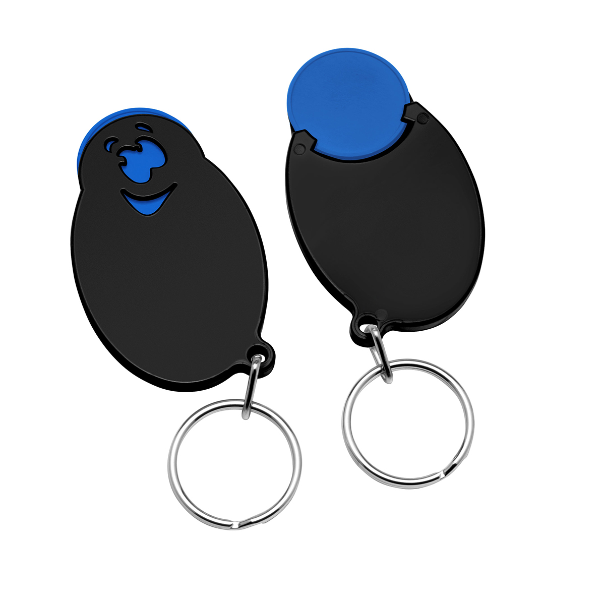 Chiphalter mit 1€-Chip Gesicht Chiphalter mit 1€-Chip Gesicht