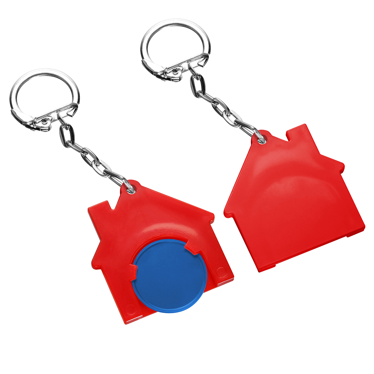 Chiphalter mit 1€-Chip Haus Chiphalter mit 1€-Chip Haus