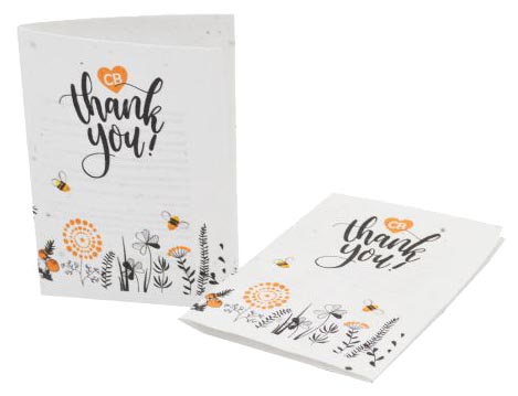 Samenpapier DIN A6 Klappkarte Samenpapier DIN A6 Klappkarte