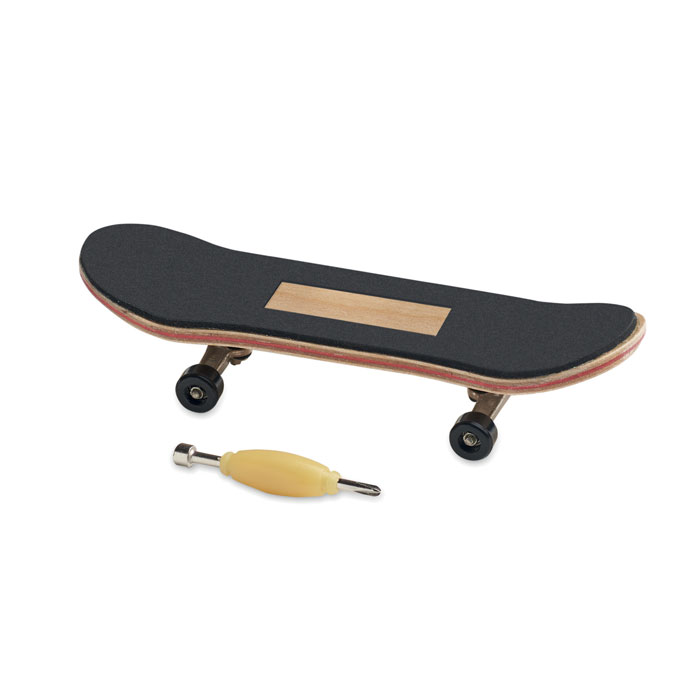 Finger-Skateboard aus Holz Piruette