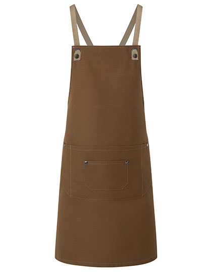 Karlowsky Latzschürze Urban-Nature mit Kreuzbändern und großer Tasche Karlowsky Latzschürze Urban-Nature mit Kreuzbändern und großer Tasche